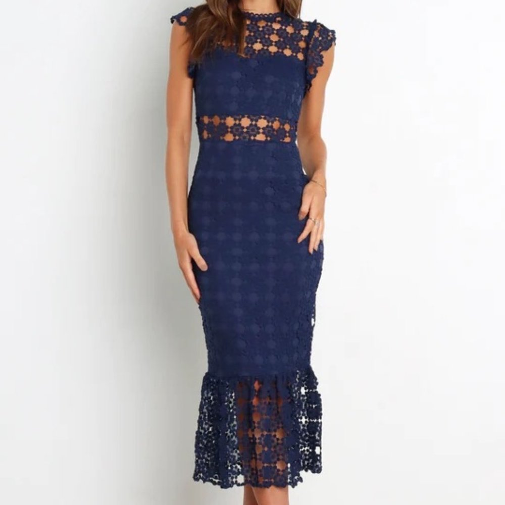 Petal & Pup Lauren Dress - Navy